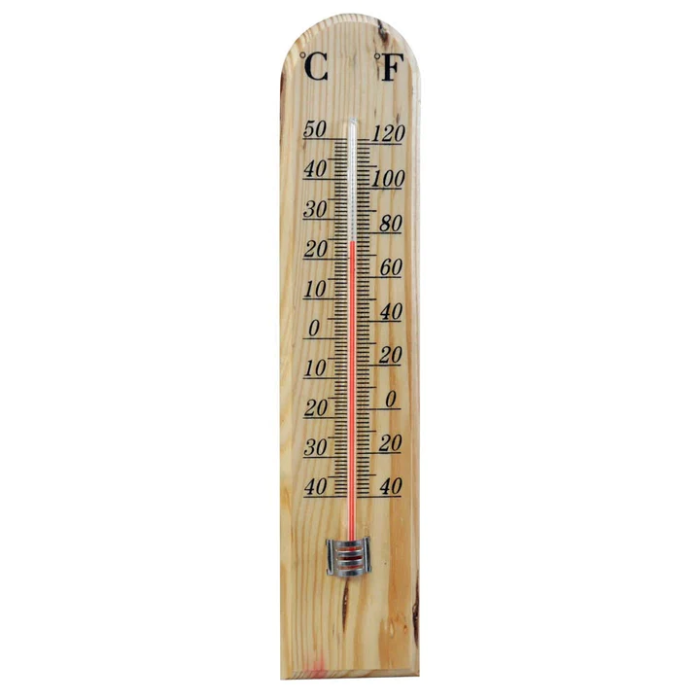 Shedmates Wooden Thermometer