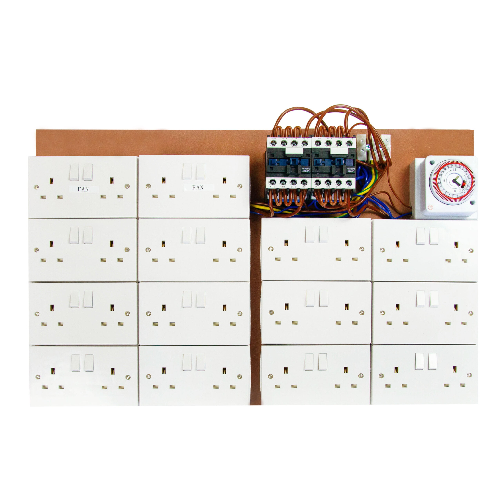 24 Way Contactor Board With Timer