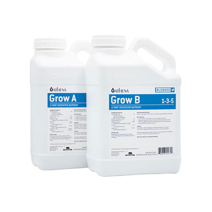 Athena Nutrients Grow A&B blended line 1