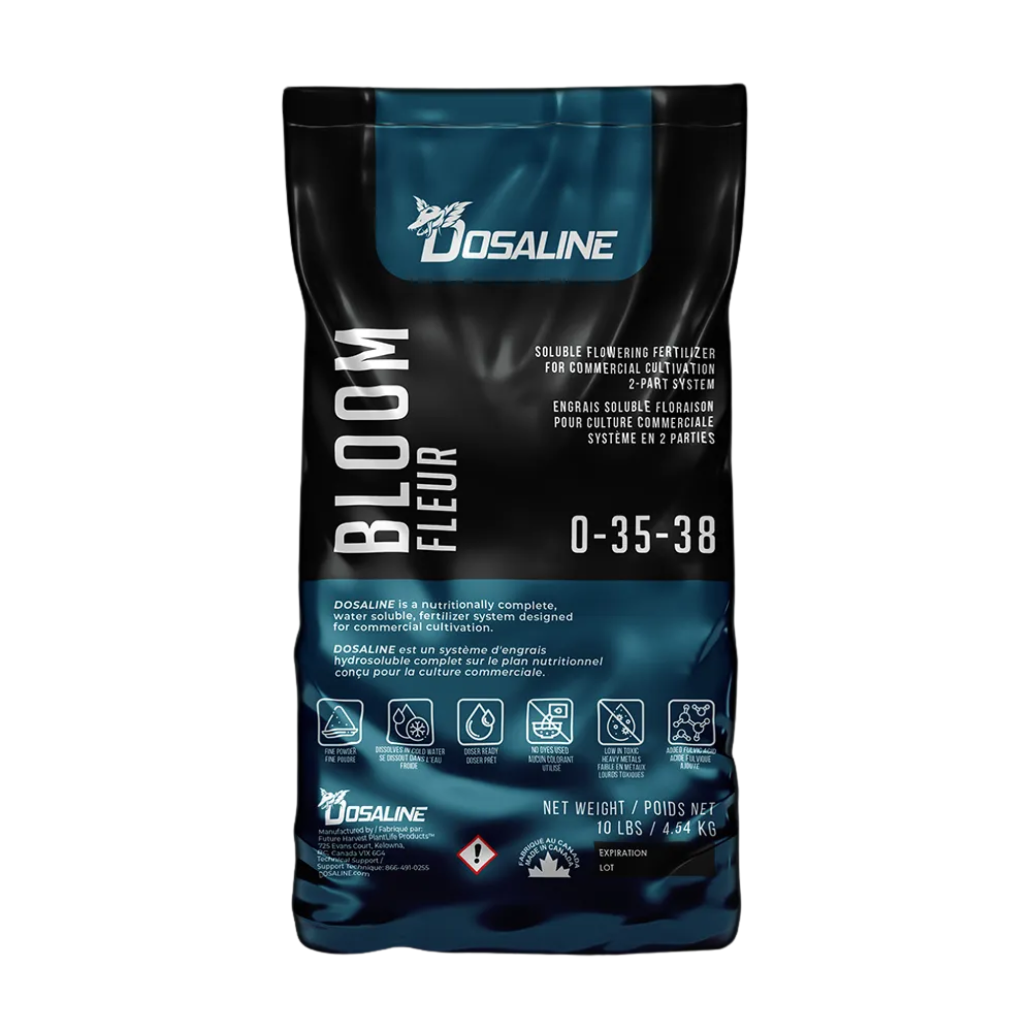 Dosaline Hydroponics Bloom Fertiliser