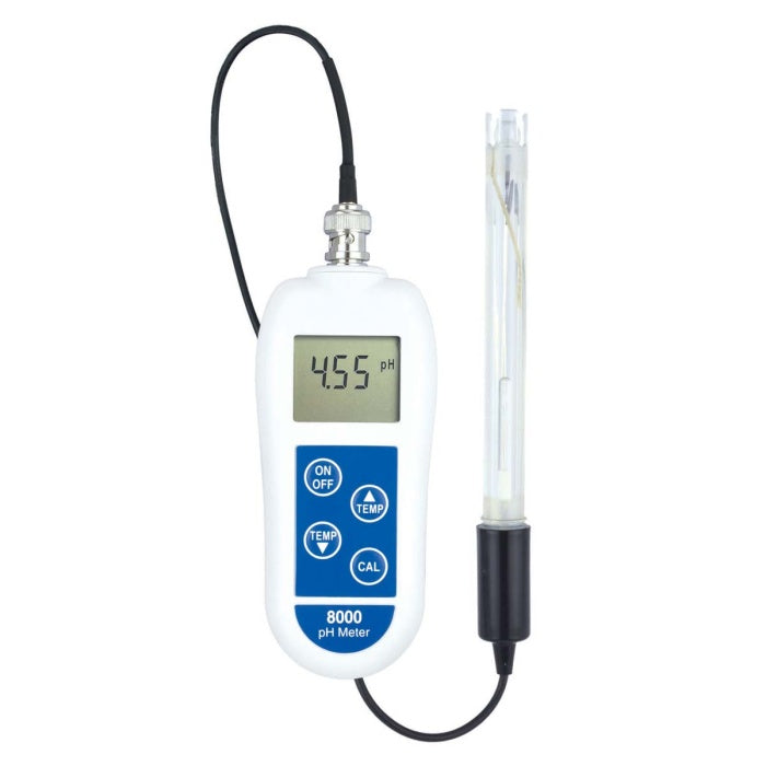 ETI 8000 pH Meter Kit for hydroponics and LED grow light systems with high accuracy