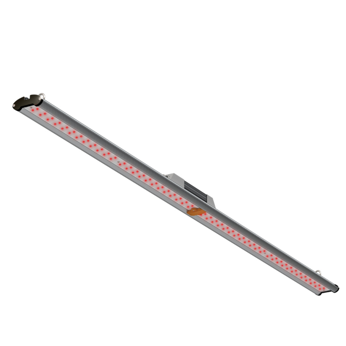 Kaizen 100W Far Red LED Bar - energy-efficient grow light for hydroponics and indoor gardening overview light on image.