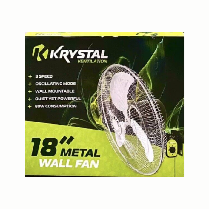 Krystal Metal Wall Fan