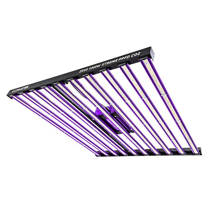 Lumatek Zeus 1000W Extreme LED Grow Light for hydroponics, full-spectrum lighting for veg and flowering stages