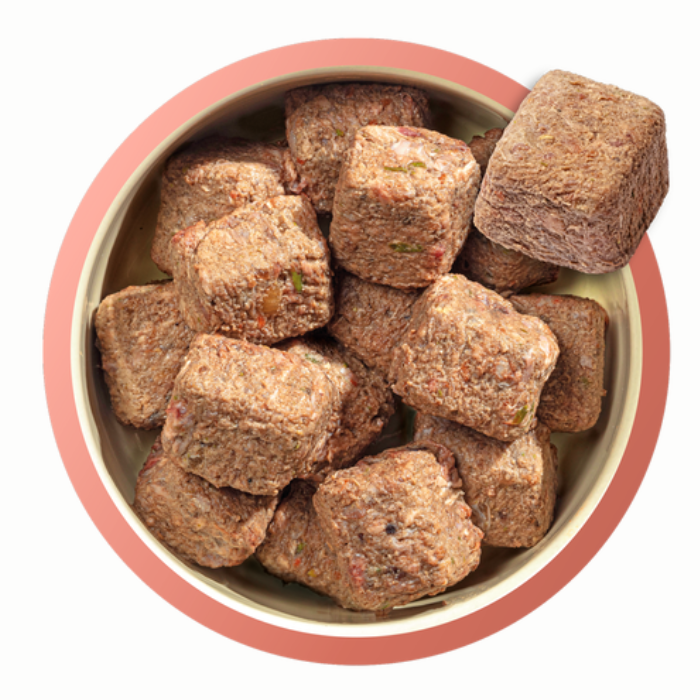 Natures Menu Grass Fed Beef Nuggets In Bowl