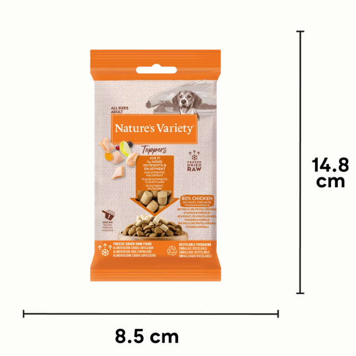 Natures Variety Small Chicken Meat Bites Packet Size