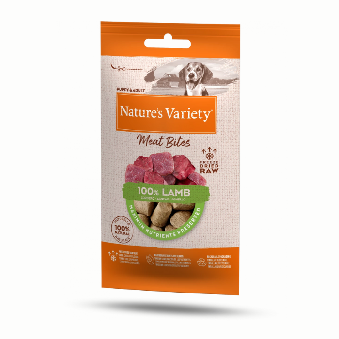 Natures Variety Meat Bites Lamb