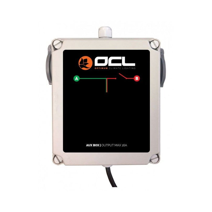 OCL AUX Box 2x16A Relay for LED lighting and hydroponic control

