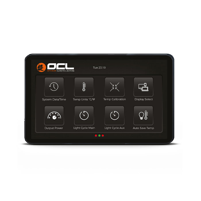 Front View of OCL Digital Lighting Controller for LED Grow Lights – Holland Horticulture

