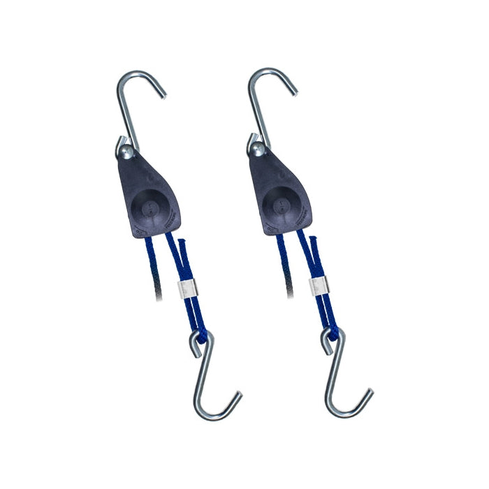 Pair of Heavy duty rope ratchets for hanging LED grow lights