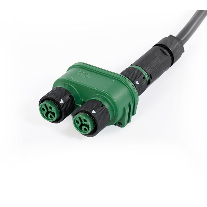 Telos H connector for LED grow light daisy chaining