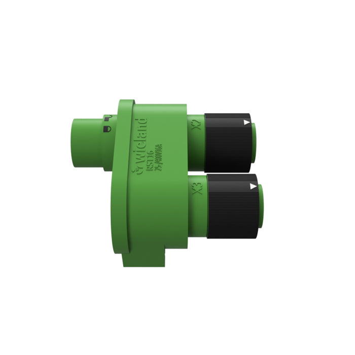 Telos H connector side view for LED grow light daisy chaining